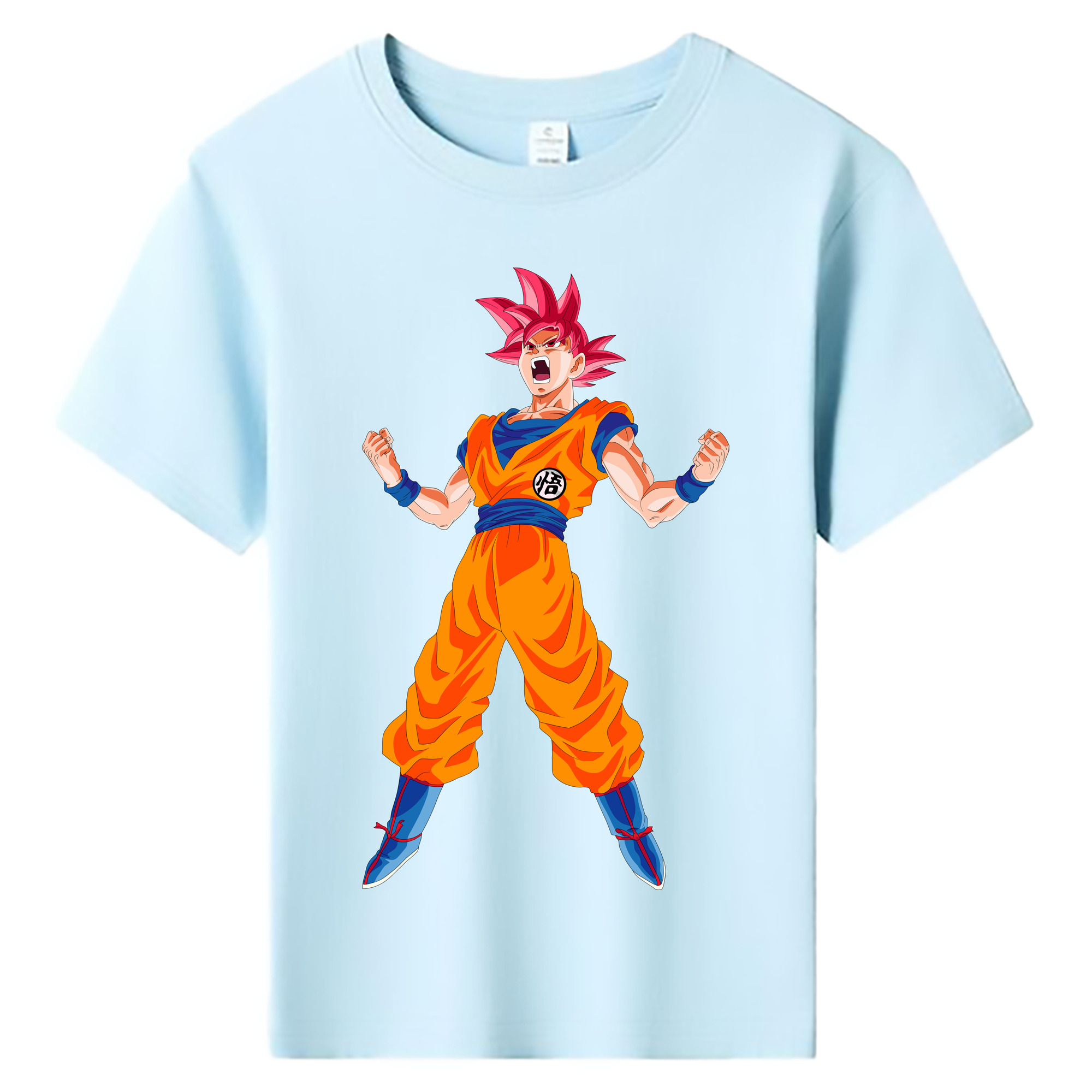 （画像用） ドラゴンボール 孫悟空（そん ごくう）Son Goku カカロット DRAGON BALL Kakarotto 綿100％キッズTシャツ（フロントプリント）